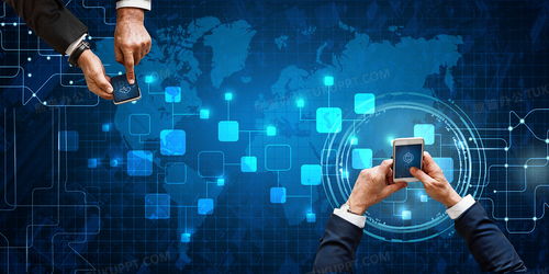 物聯(lián)網(wǎng)科技風(fēng)大數(shù)據(jù)互聯(lián)網(wǎng)網(wǎng)絡(luò)科技背景背景圖片素材免費下載 熊貓辦公